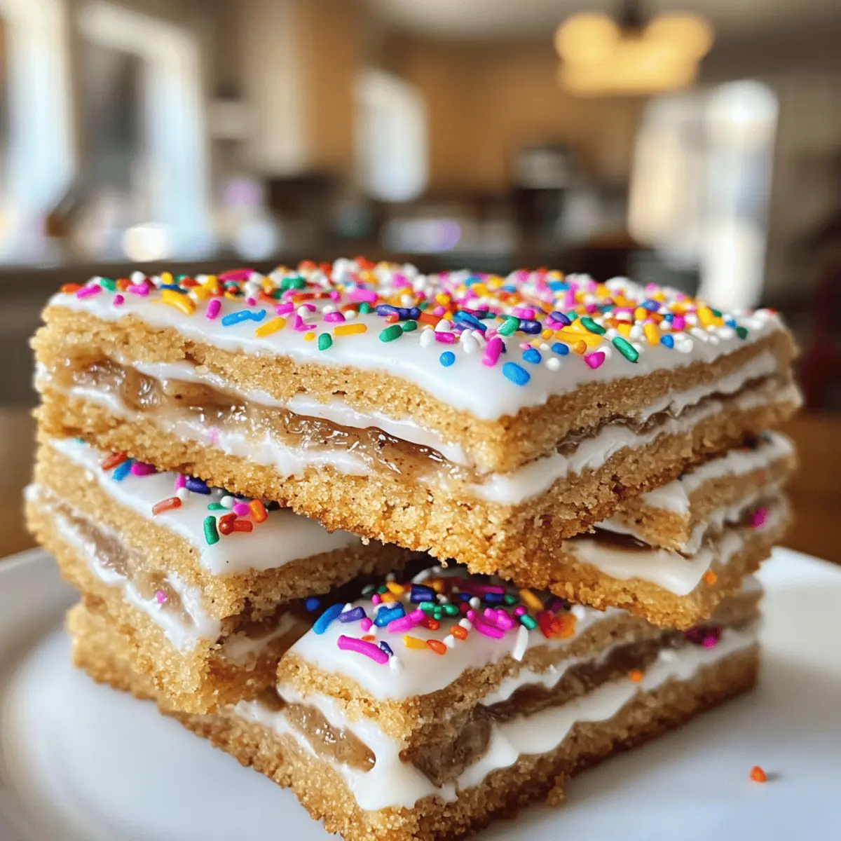 Brown Sugar Pop Tart Cookies