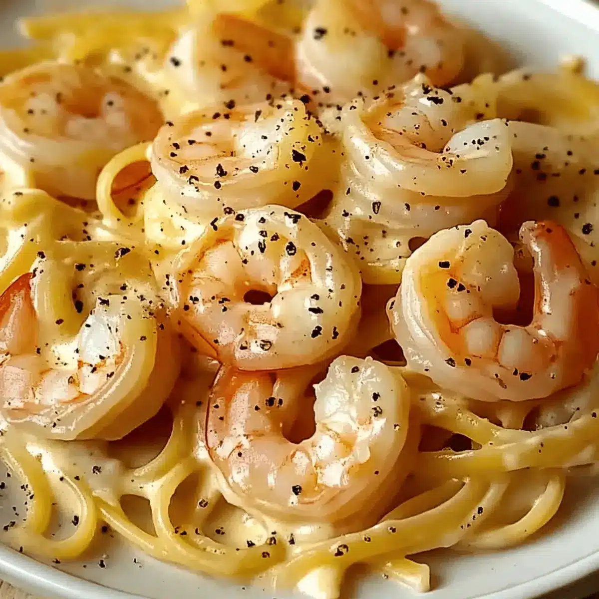 Creamy Garlic Shrimp Pasta