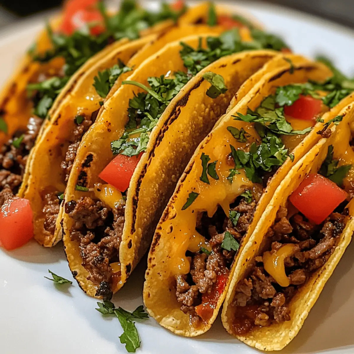 Crispy Baked Beef Tacos
