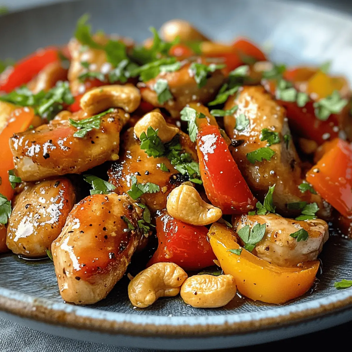 Easy Sheet Pan Cashew Chicken