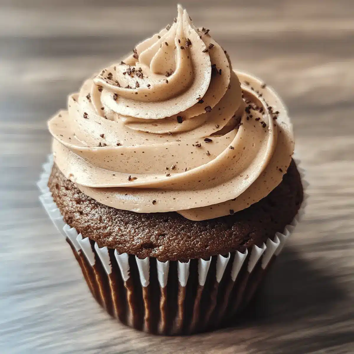 Espresso Cupcakes with Espresso Frosting