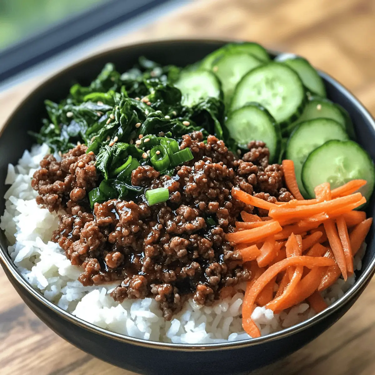 Korean Ground Beef Bowl