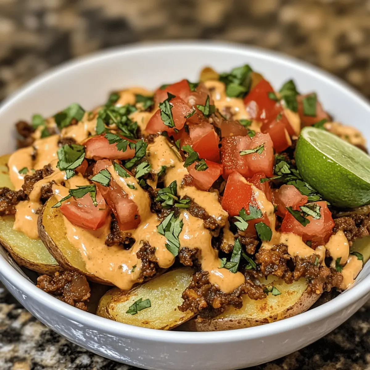 Loaded Fiesta Potato Bowls