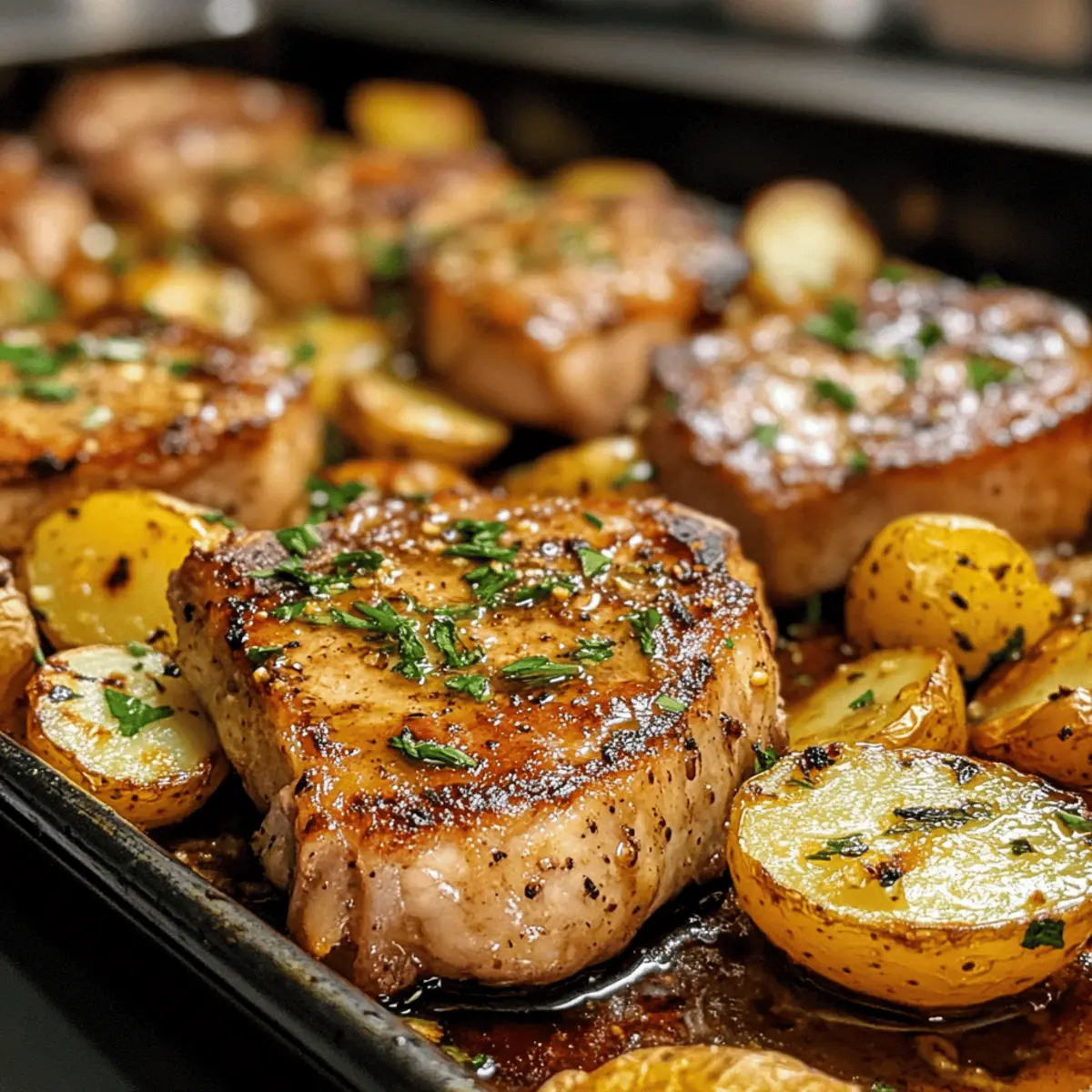 Ranch Pork Chops and Potatoes