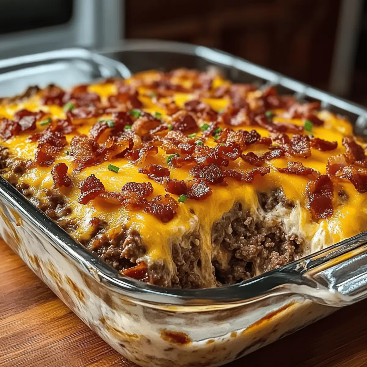 Bacon Cheeseburger Casserole