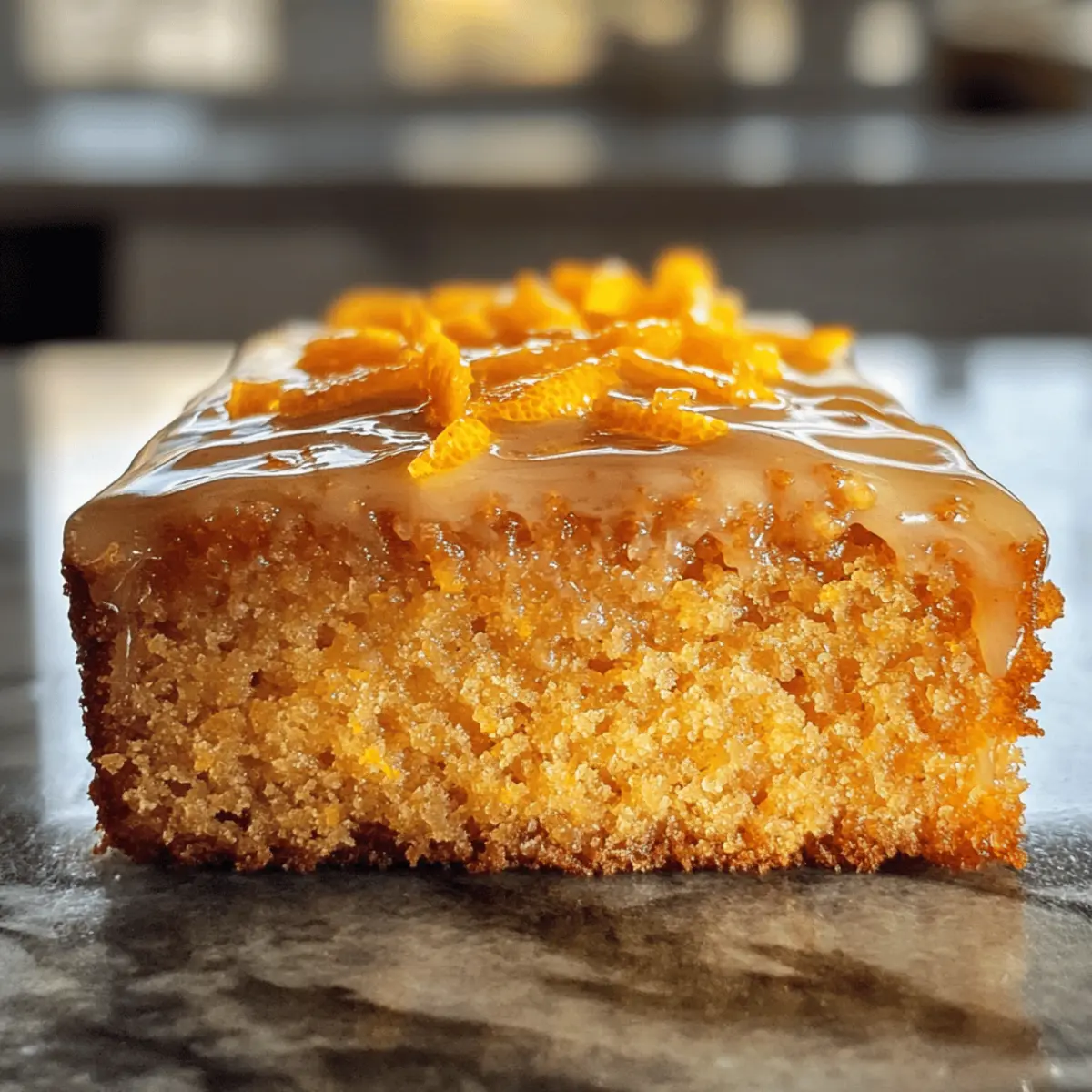 orange ginger honey cakes