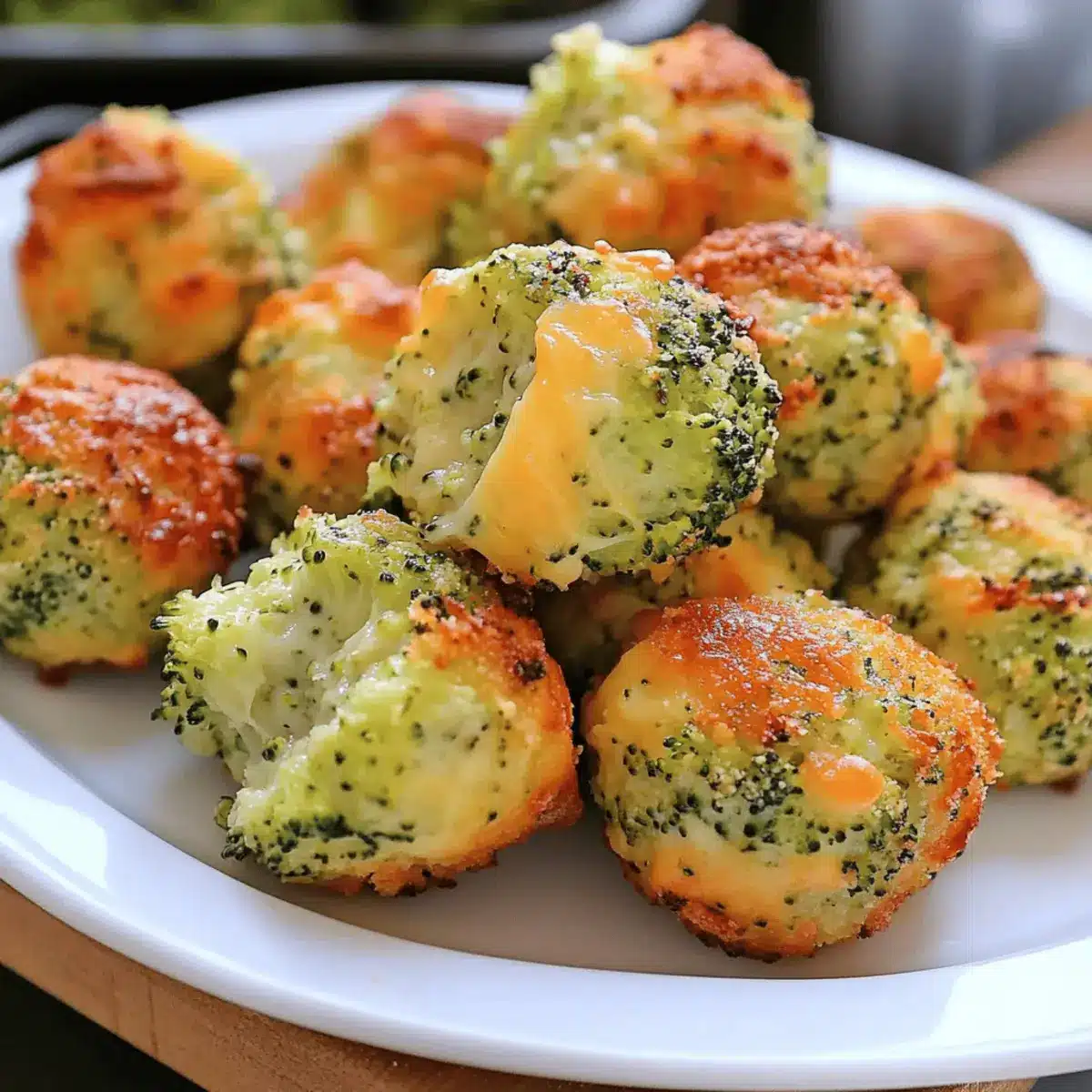 Baked Broccoli Cheese Balls