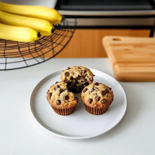 Banana Chocolate Chip Yogurt Muffins
