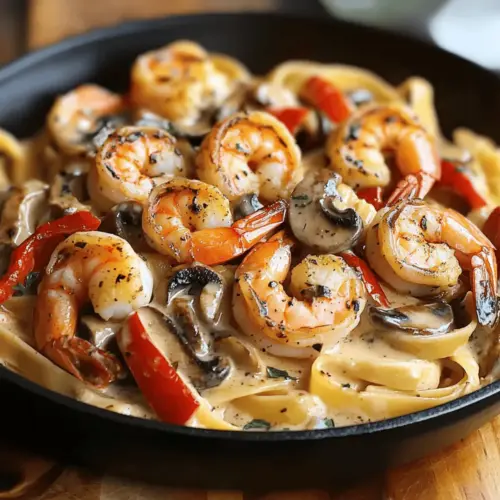 Blackened Shrimp Stroganoff