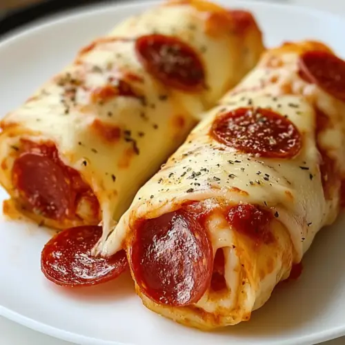 Cheesy Pepperoni Pizza Roll-Ups