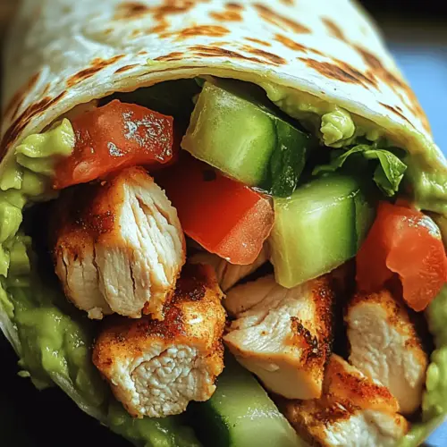 Chicken Avocado Wrap