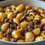 Creamy Beef and Shells