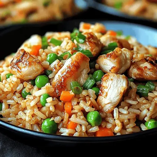 Crispy Garlic Chicken Fried Rice