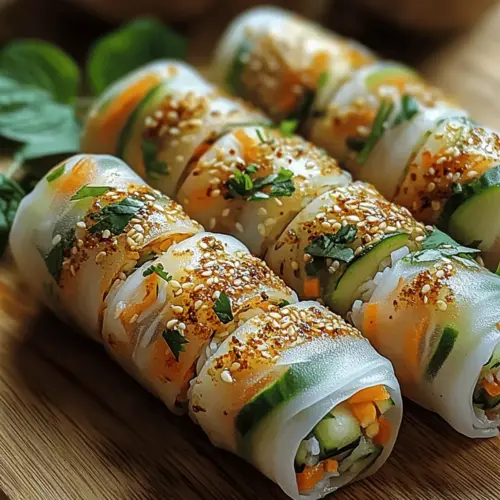 Crispy Rice Paper Spring Rolls