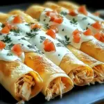 Easy Cream Cheese Chicken Taquitos