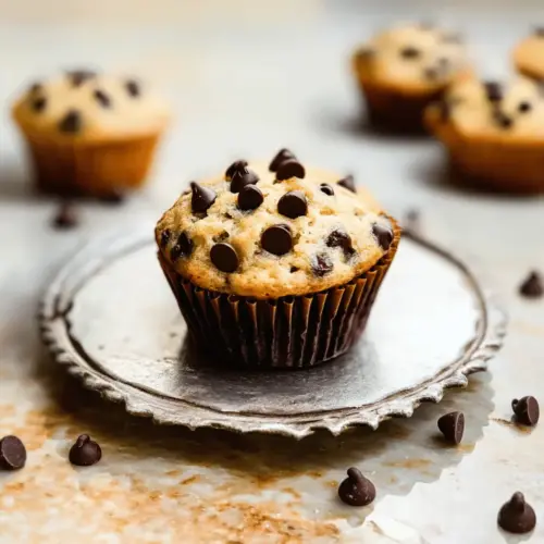 Easy and Moist Banana Chocolate Chip Muffins