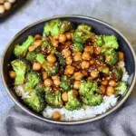 Garlic Broccoli Stir Fry With Chickpeas