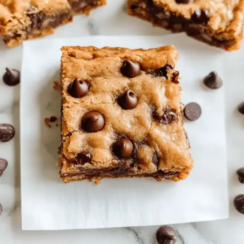 Moist Banana Bread Blondies