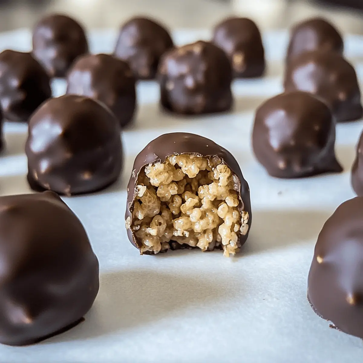 Peanut Butter Balls with Rice Krispies