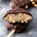 Peanut Butter Frozen Yogurt Bars