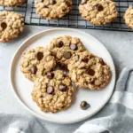 Peanut Butter Oatmeal Cookies with Chocolate Chips