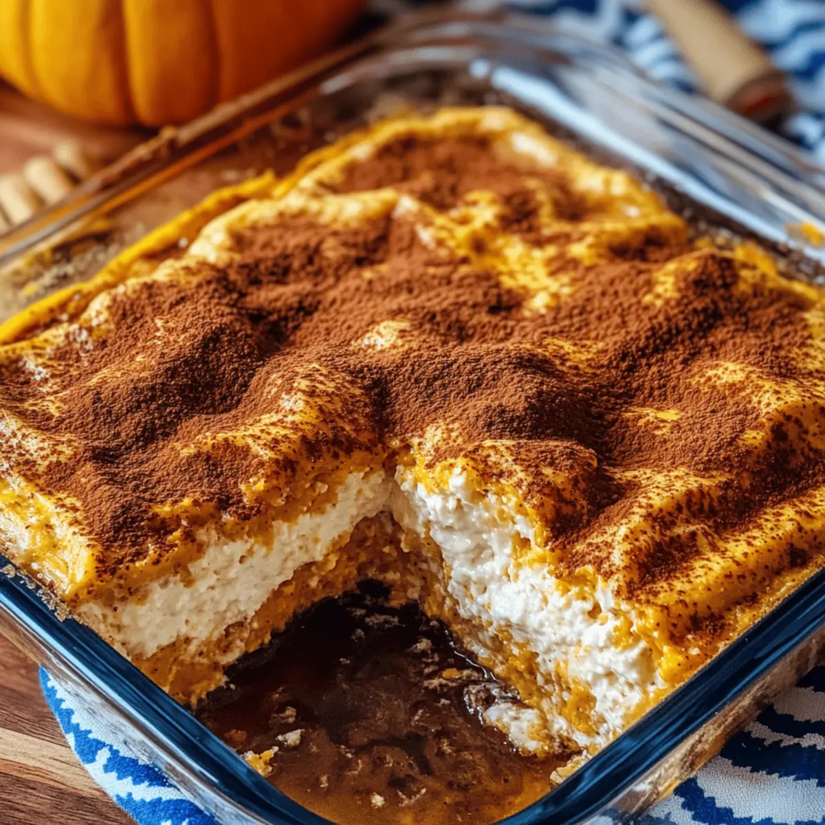 Pumpkin Cottage Cheese Bake