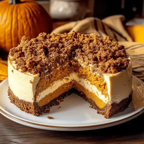 Pumpkin Streusel Cheesecake
