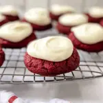Red Velvet Cookies with Cream Cheese Frosting