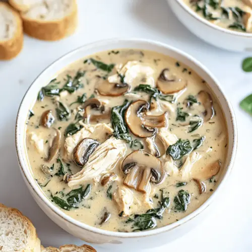 Rotisserie Chicken and Mushroom Soup