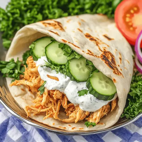Slow Cooker Chicken Shawarma