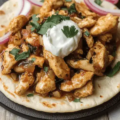 Slow Cooker Chicken Shawarma