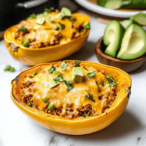 Taco Stuffed Spaghetti Squash