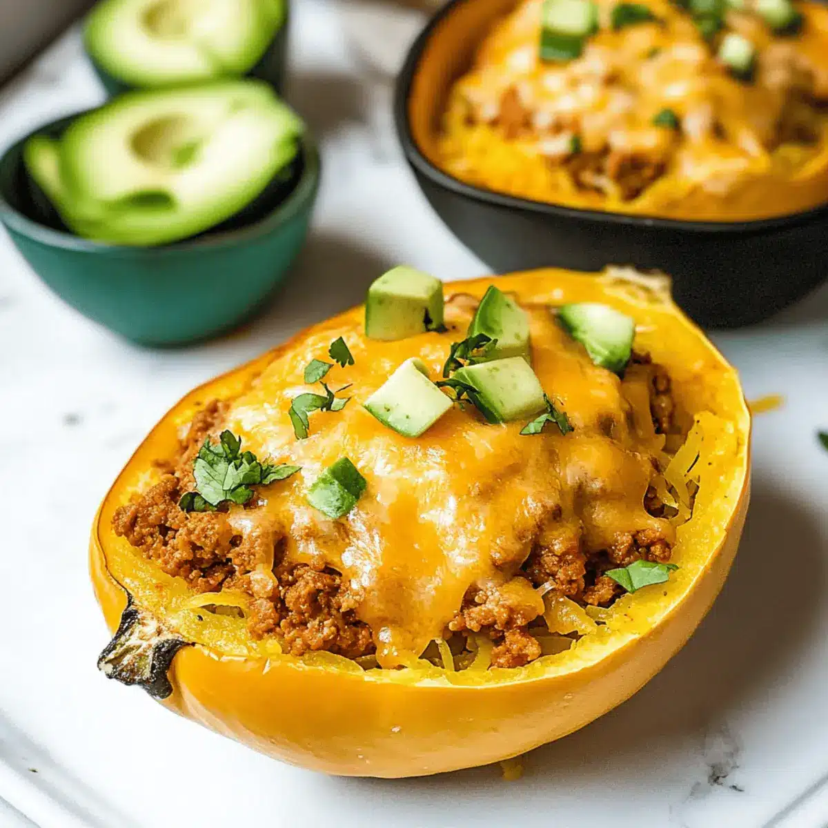 Taco Stuffed Spaghetti Squash