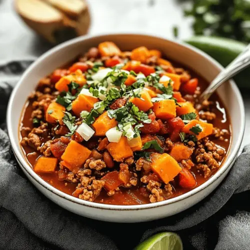 Turkey Sweet Potato Chili