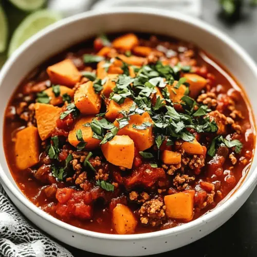Turkey Sweet Potato Chili