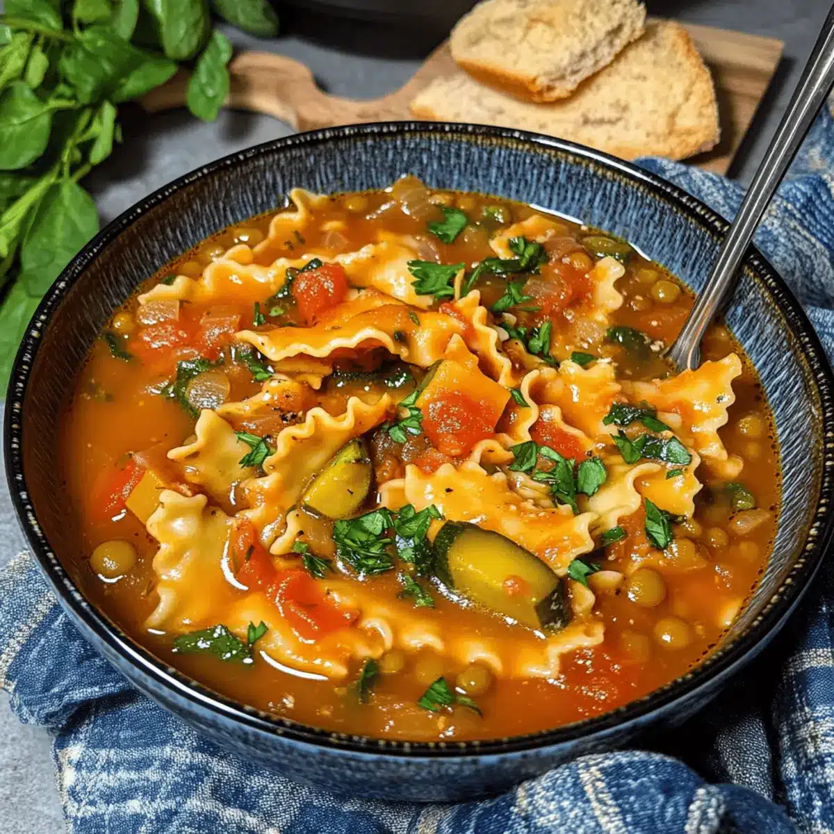 Vegan Lasagna Soup