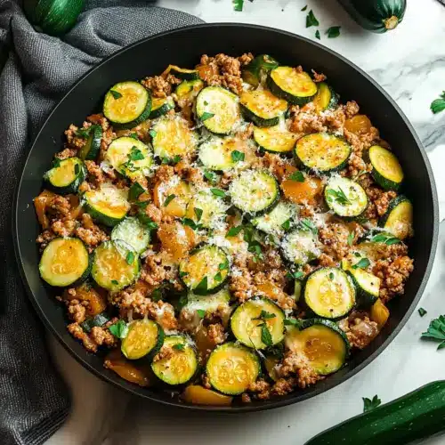 Ground Turkey and Zucchini Skillet