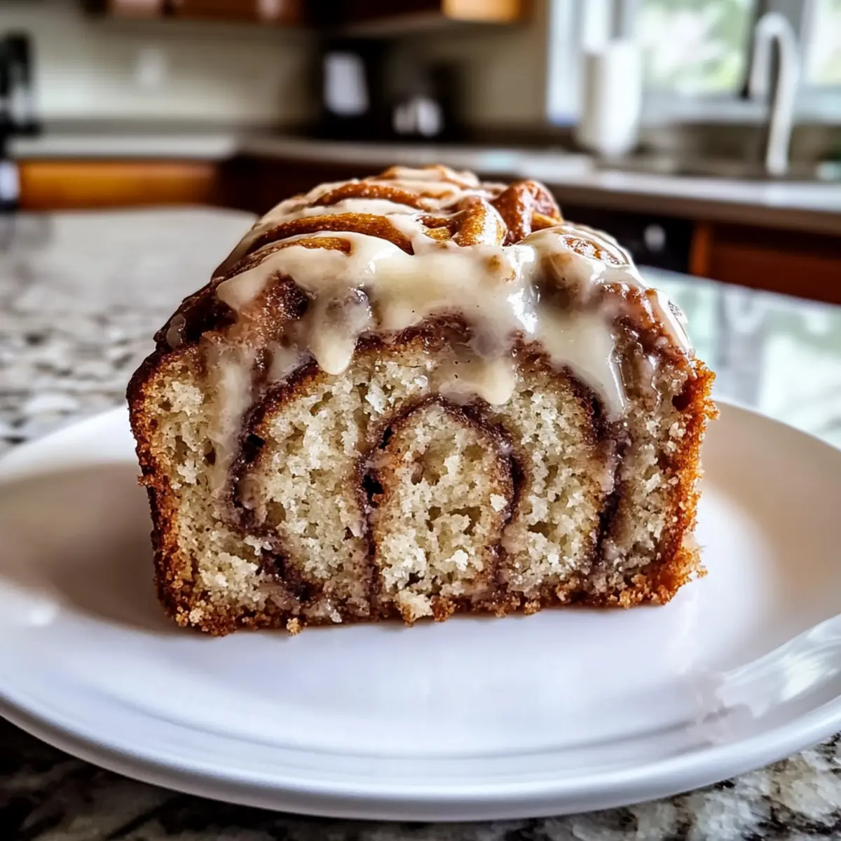 Cinnamon Roll Banana Bread