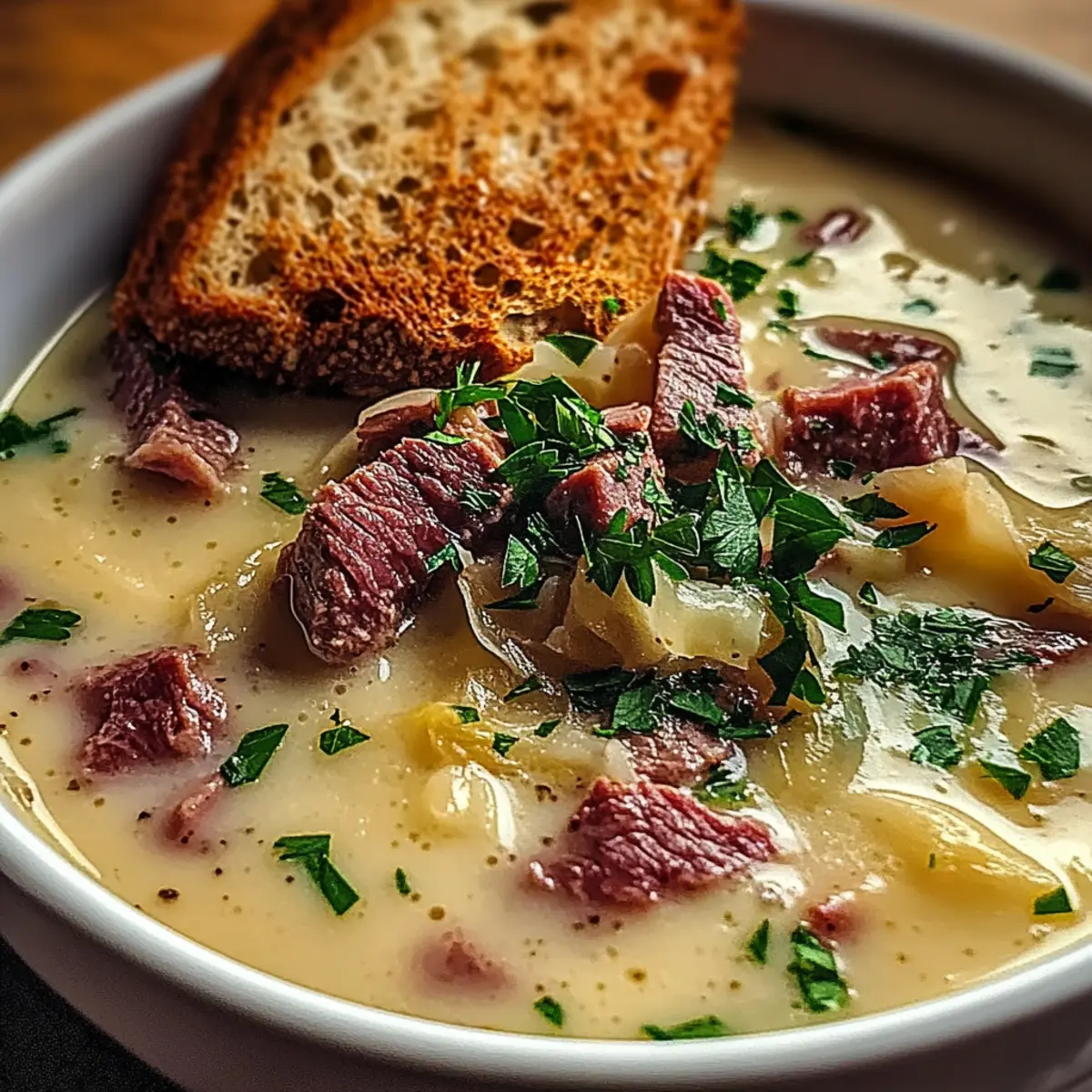 Creamy Reuben Soup