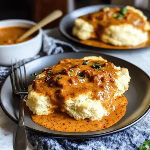 Biscuits and Chorizo Gravy