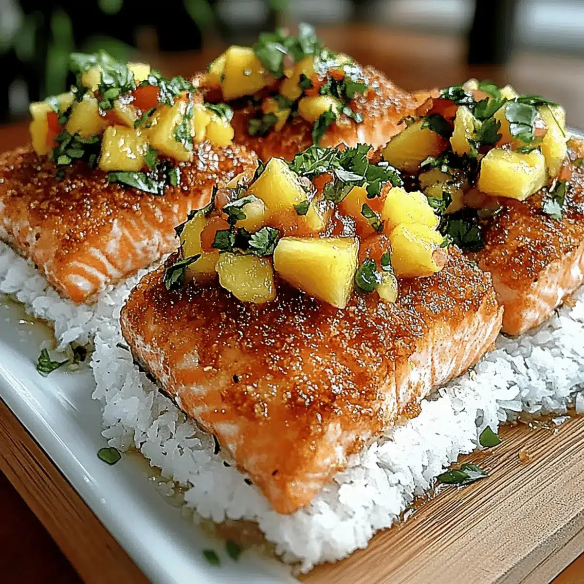 Coconut Crusted Salmon