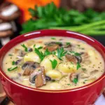 Creamy Mushroom Gnocchi Soup