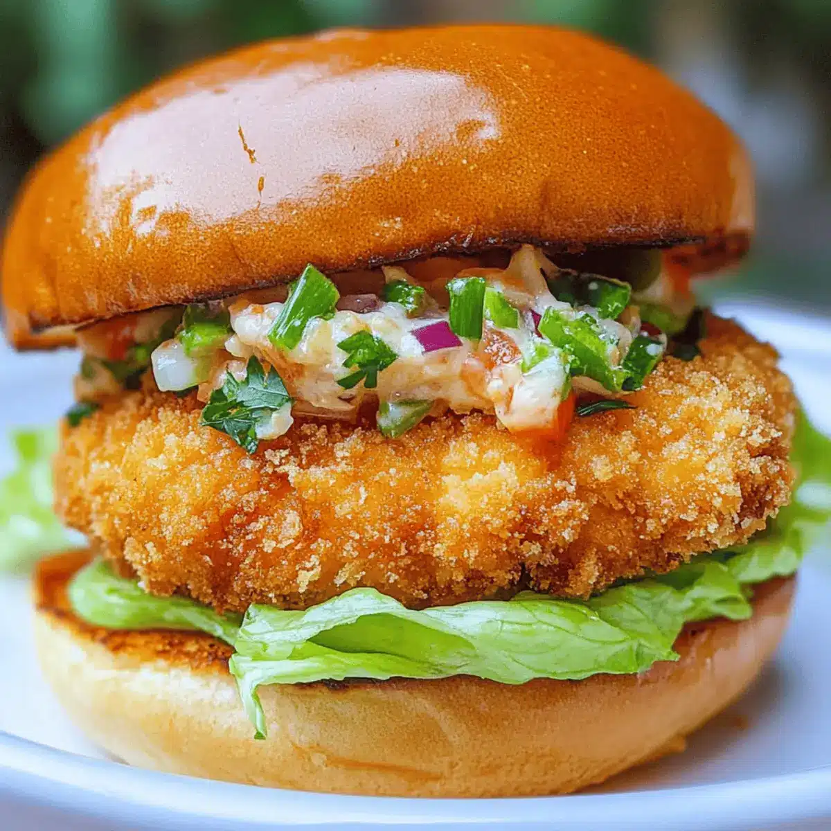 Crispy Chicken Burgers
