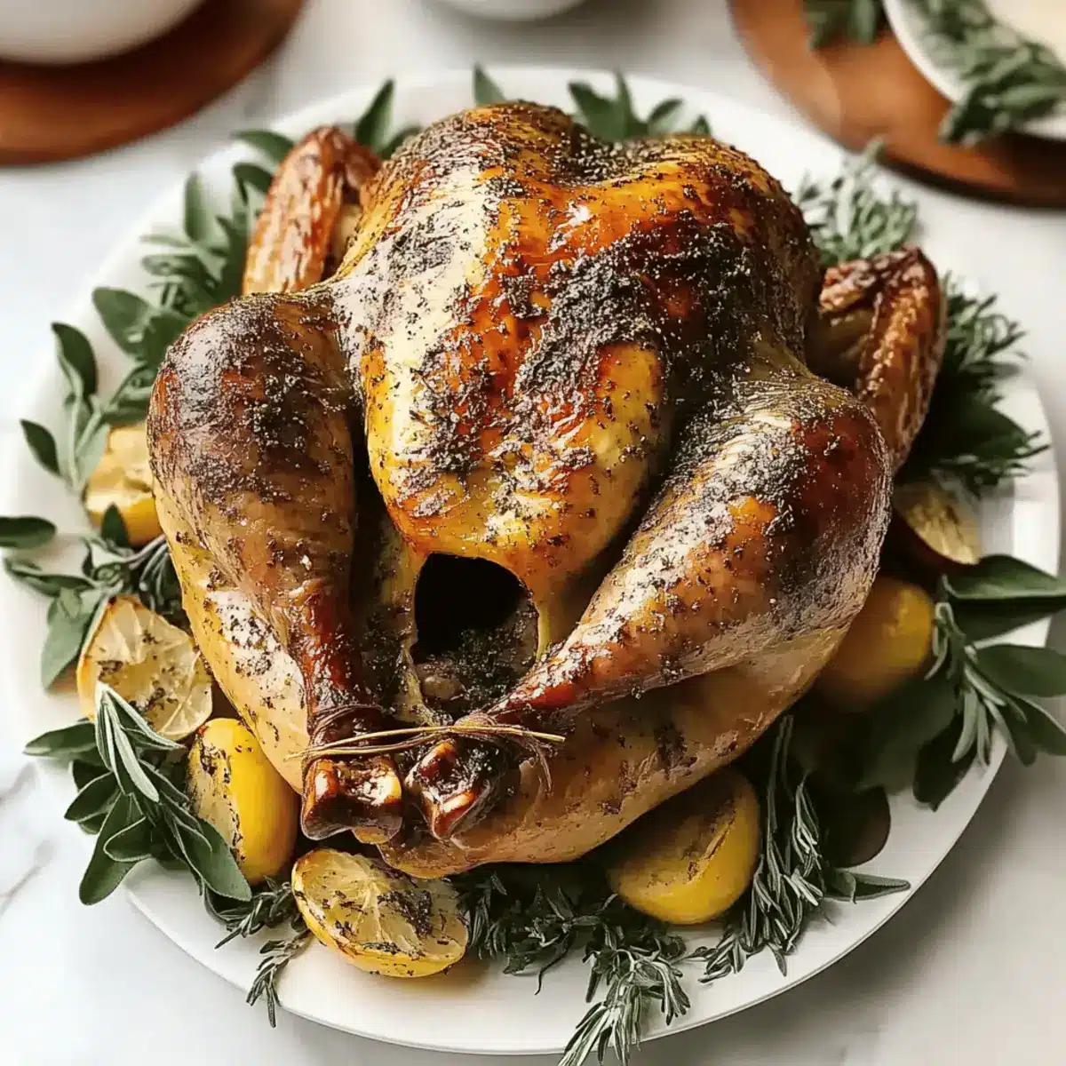 Garlic Thanksgiving Turkey