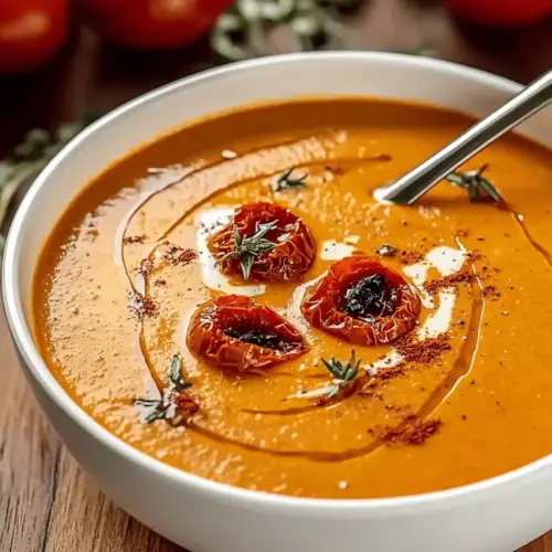 Roasted Garlic Tomato Soup