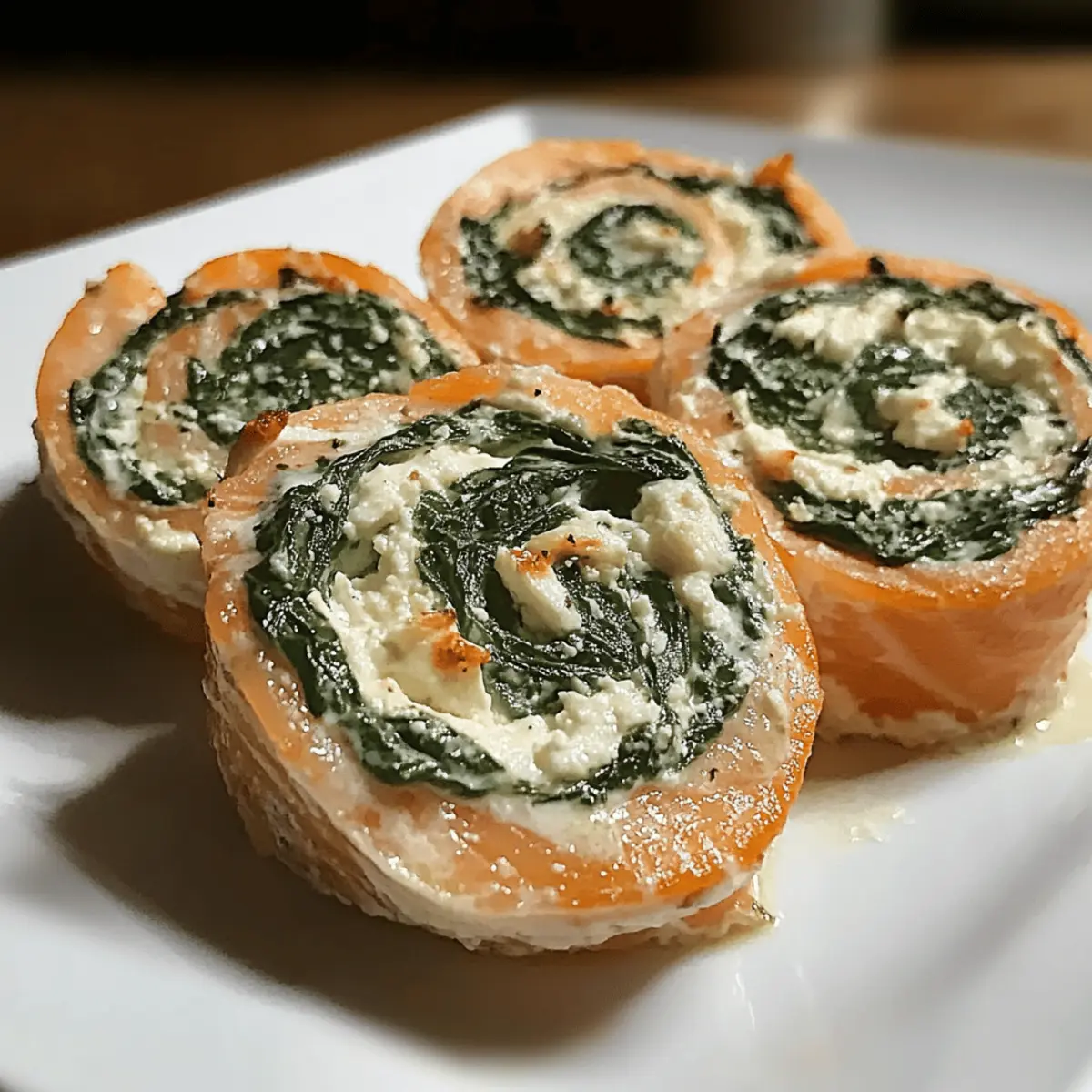 Spinach and Feta Stuffed Salmon