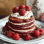 Vegan Red Velvet Pancakes