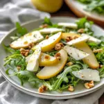 Pear and Arugula Salad with Honey Vinaigrette