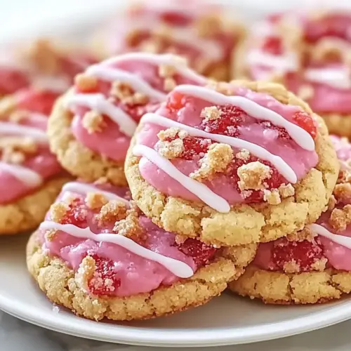 Strawberry Crunch Cookies