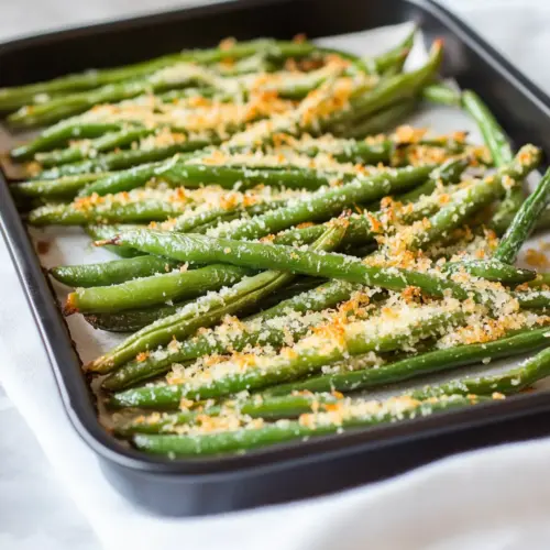 Roasted Parmesan Green Beans